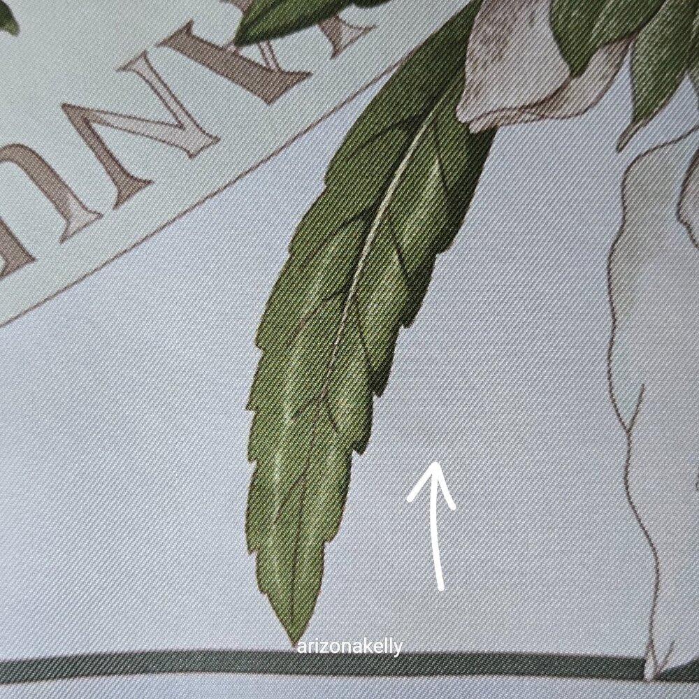 Brooks Brothers Silk Scarf Four Seasons of Flowers Purple Grey - Picture 5 of 16